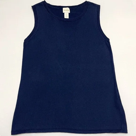 CHICO’S Sleeveless Sweater Knit Tank Top - Picture 2 of 7